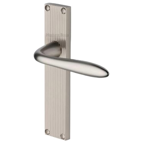 SUTTON LEVER HANDLE ON REEDED BACKPLATE